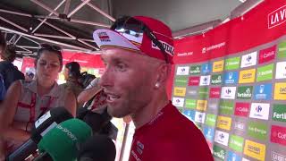 Tomasz Marczynski  postrace interview  Stage 6  Tour of Spain  Vuelta a España 2017 [upl. by Kokoruda]