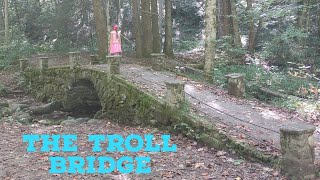 TROLL BRIDGE IN GHOST TOWN greatsmokymountains gatlinburg elkmont [upl. by England]