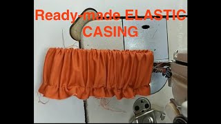 Readymade ELASTIC CASING ELASTIC BAND for waistbands sleeve cuffs and hem cuffs [upl. by Nemlaz]