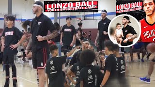 LONZO BALL COACHES OUR SON  LONZO BALL BASKETBALL CAMP [upl. by Naimaj]