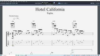 Hotel California Intro  Tone Am [upl. by Llenreb]