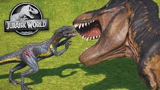 Jurassic World Evolution BIGGEST BATTLE ROYAL YET  ALL DINOSAURS  Jurassic World Evolution  HD [upl. by Alurd]