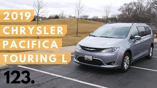 2019 Chrysler Pacifica Touring L  review walk around and test drive  100 rental cars [upl. by Kere]