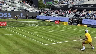 The fastest second serve ever in Tennis  GM Perricard [upl. by Ayikal295]