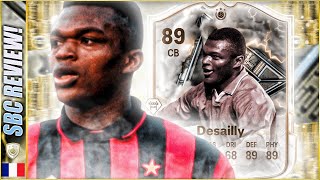 89 RATED THUNDERSTRUCK MARCEL DESAILLY ICON SBC IN EAFC25 [upl. by Ahtinak]