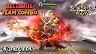 Bellenus Team Combo in World Arena Ep 6  Summoners War [upl. by Atinna]