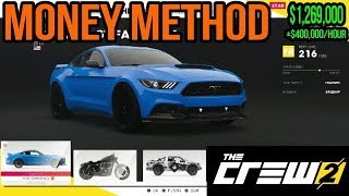 HOW TO MAKE MONEY FAST IN THE CREW 2 [upl. by Ayotahc]