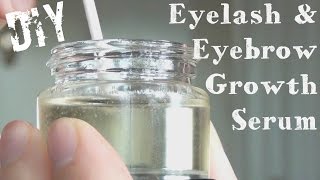 Eyelash And Eyebrow Growth Serum ♥ DIY [upl. by Aedni]