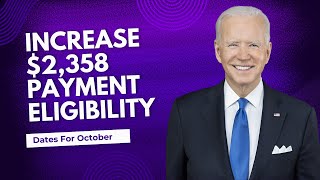 Social Security benefit increase 2358 payment eligibility and dates for October [upl. by Chrisman]