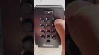 House Manage how to open and lock a key lock box squire [upl. by Ybhsa605]