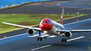 🛬 Stunning Landings at Madeira Airport Runway 05 Watch the Thrill of Touchdowns 🌴✈️ [upl. by Rillis]