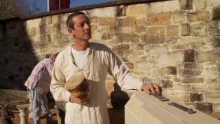 Traditional stonemason discusses his craft [upl. by Nesnar]