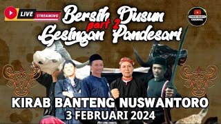 🔴Live part 2 KIRAB BANTENG NUSWANTORO HUT Dsn Gesingan pandesari pujon TH 2024 [upl. by Breen]