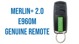 Merlin 20 E960M Genuine Remote Video Description [upl. by Clyde]