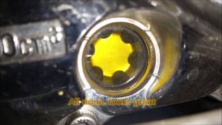 Yamaha V Star 650 Oil Change [upl. by Pinebrook]