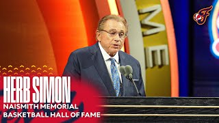 Herb Simon Full Naismith Basketball Hall of Fame Enshrinement Speech  Indiana Fever [upl. by Eimmot64]