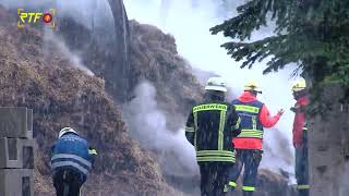 Erneuter Brand auf Pferdehof in Ofterdingen [upl. by Retsevlys]