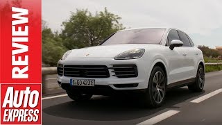 New Porsche Cayenne EHybrid review  2018 SUV flexes its electric muscles [upl. by Nneb]