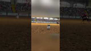 Reaganlynn Gambill with a 14370 run at Stockyard Championship 330 ‌ ‌ barrelracing [upl. by Eelarol]