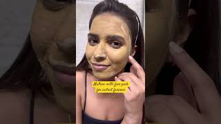 Get instant fairness Multani mitti face pack facepack skincare skincareroutine fairskin short [upl. by Elmira]