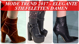 Mode trend 2017 elegante stiefeletten damen [upl. by Adil]