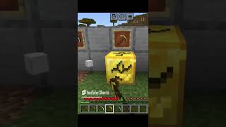 Block vs Pickaxeminecraft shortsfyp [upl. by Etnuad]