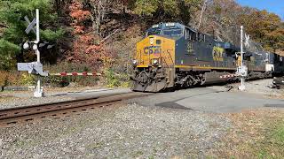 CSX River Line 4K HD CSX I158 [upl. by Sinnelg]