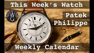 Patek Philippe Calatrava Weekly Calendar ref 5212a  This Weeks Watch  TheWatchGuystv [upl. by Nywled547]