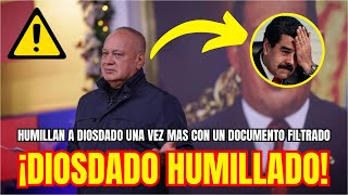 🚨🚨 ¡Última Hora Sin Invasión Golpe Directo a Diosdado Cabello 💥📂 Documentos Secretos Revelados [upl. by Ammon943]