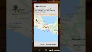 Sismo DEBIL por SkyAlert y Sismo Detector [upl. by Ayadahs]