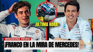 ¡COLAPINTO EN LA MIRA DE MERCEDES ¡EL BOMBAZO QUE SACUDE LA F1 [upl. by Babbie481]