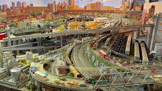 Bill Kachels Famous Private HO Scale Model Railroad Layout [upl. by Whiney439]