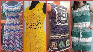 impresionantes y más exigentes vestidos de crochet para madre de la novia skater ropa casual encaje [upl. by Ras502]