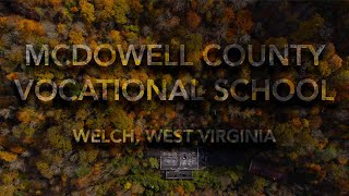 Exploring the Abandoned McDowell County Vocational School Welch West Virginia  DJI Mini 2  Drone [upl. by Enaled]