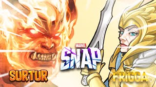 SURTUR Y FRIGGA ¿BUENAS O MALAS  MARVEL SNAP 2024 [upl. by Thistle]