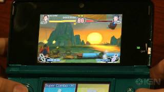 Super Street Fighter 4 3DS ChunLi vs Sakura Gameplay [upl. by Ellesig886]