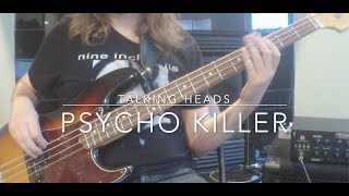 Talking Heads  Psycho Killer Bass Cover [upl. by Avelin]