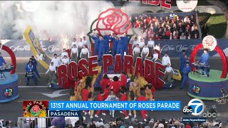 Rose Parade 2020 Colorful floats marching bands fill the streets of Pasadena  ABC7 [upl. by Richman]