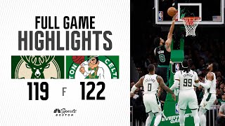 HIGHLIGHTS Celtics hold off Bucks late run in potential Eastern Conference Finals preview [upl. by Maureen206]