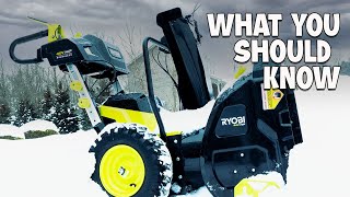 Ryobi Battery Powered Snow Blower PUT TO THE TEST Ryobi Two Stage Battery Powered Snow Blow Review [upl. by Nyliak]