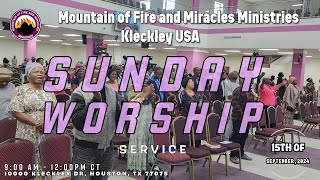 SUNDAY SERVICE SEPTEMBER 15 2024  MFM KLECKLEY USA [upl. by Tubb547]