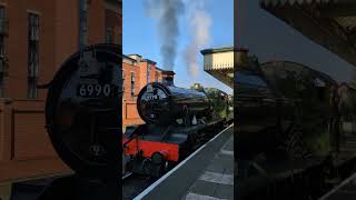 6990 quotwitherslack hallquot leaving Loughborough 51024 steamtrain trainspotting gcr heritage [upl. by Aerbma]