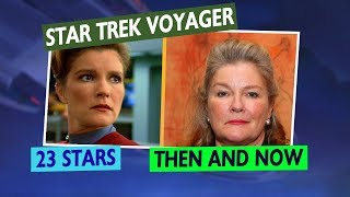 STAR TREK VOYAGER Cast Then and Now [upl. by Urias695]