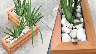 How to make an Outdoor planter  with LED [upl. by Vange]