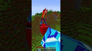 Sprunki Brud Phase 4 vs Crash Bandicoot in Minecraft [upl. by Gradeigh]