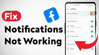 How to Fix Facebook Notifications Not Working Updated [upl. by Nitsur226]