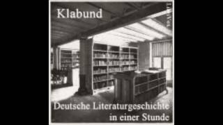 Deutsche Literaturgeschichte in einer Stunde  Klabund  Alfred Henschke   Hörbuch [upl. by Eislek]