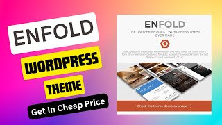 Get Enfold WordPress Theme In Cheap With Valid License [upl. by Winthrop]