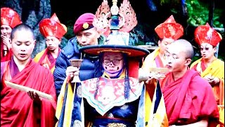 Gyalsey Tenzin Rabgay performing mudra dance at Singye Dzong  Drupchen at Singye dzong by Gyalsey [upl. by Neerol136]