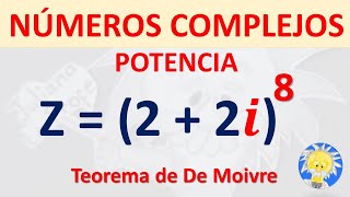 📌 FORMULA DE MOIVRE  Potencias de un número complejo Potencia de Numero complejo Juliana la Profe [upl. by Eatnoled]